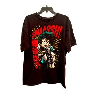 My Hero Academia “SMAASSH” short sleeve shirt